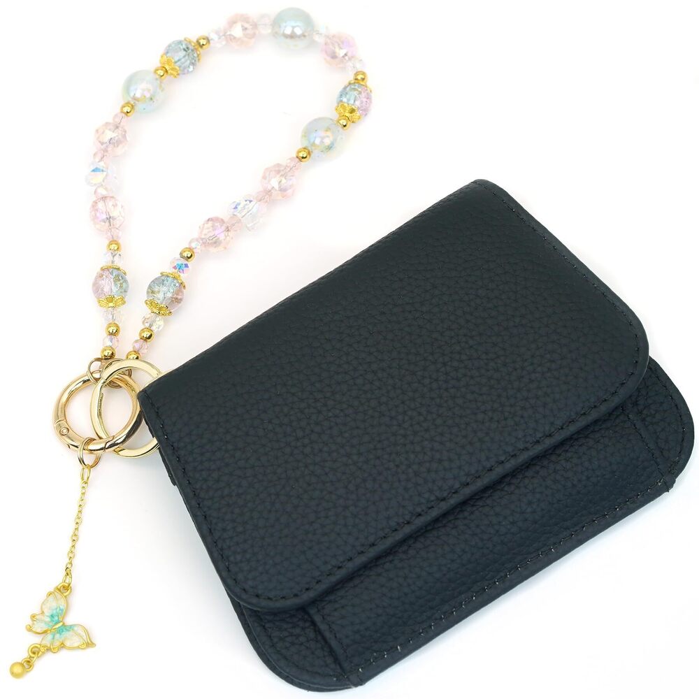4261 Wristlet Keychain Wallet – Premium Leather Small Wallet with RFID